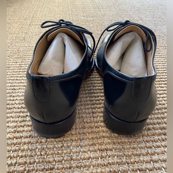 The Office of Angela Scott Mr. Evans wingtip oxford in black, size 39 wide - Picture 5 of 10